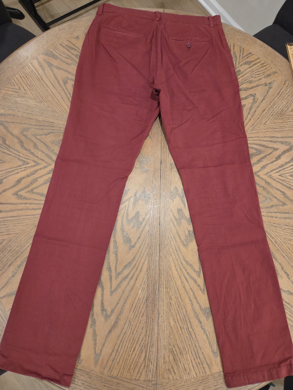 Vineyard Vines Chino Pants Mens 32x34 Slim Fit Burgundy Stretch Crimson Preppy - Picture 3 of 7